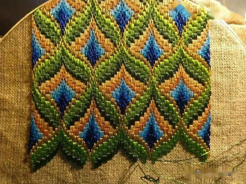 舊物新生 閑置十字繡材料再利用，一種針法繡出實(shí)用新意